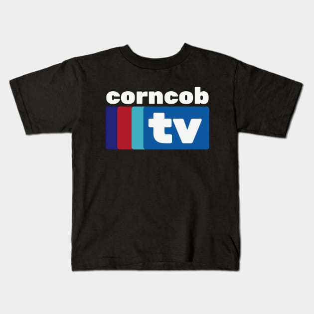 Corn cob tv Kids T-Shirt by Clara switzrlnd